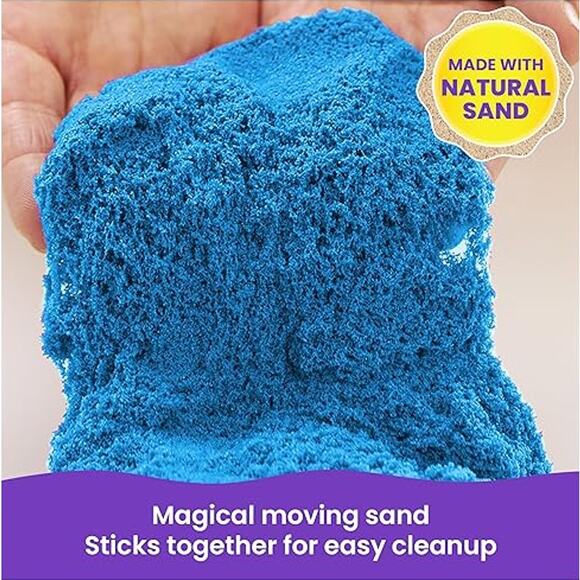 NWT Spin Master Kinetic Sand Variety Case 2lbs with Tools & Storage Toy Set Kids - Picture 4 of 7